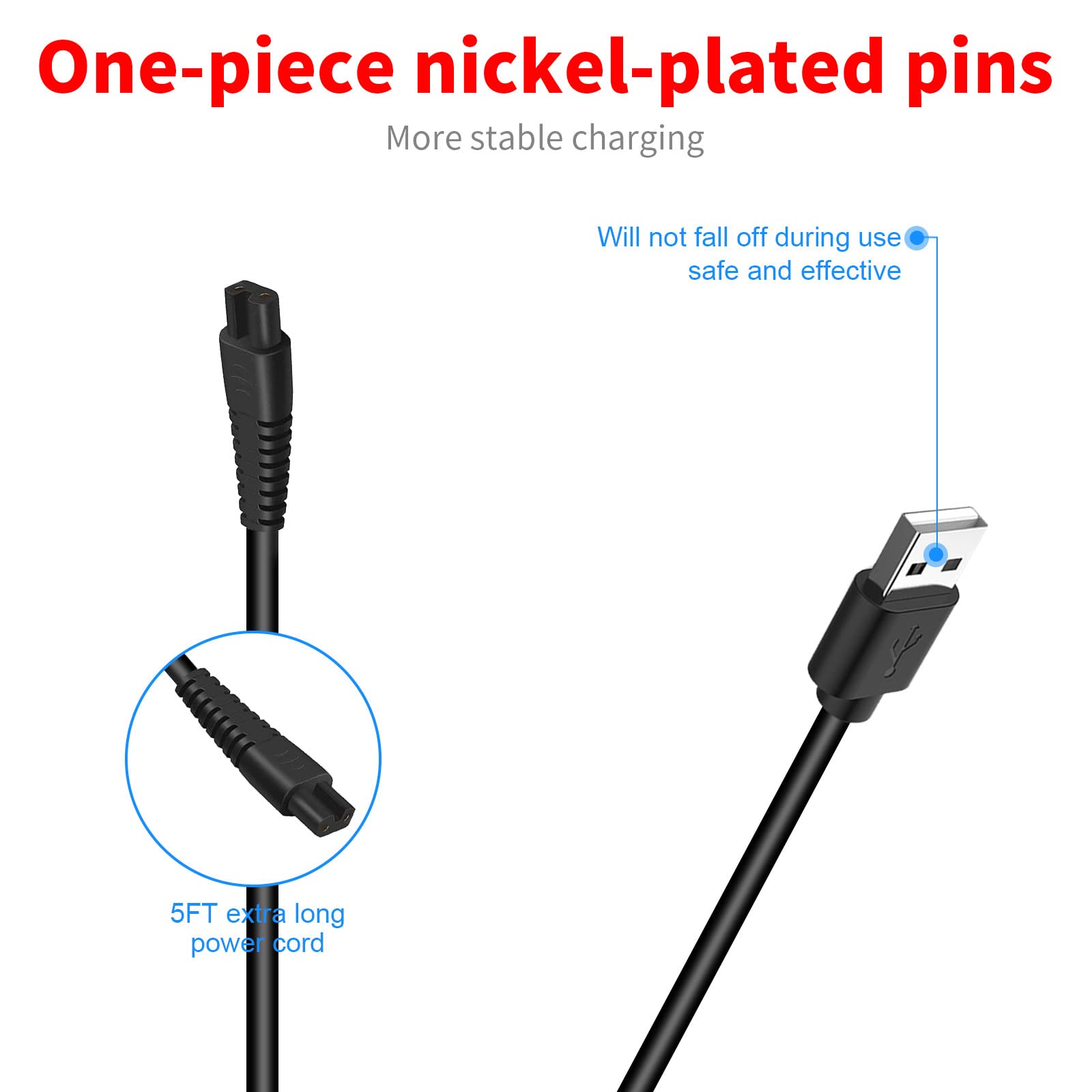 Amazon.com: MEROM Charger Cord Compatible with SURKER Mens Hair